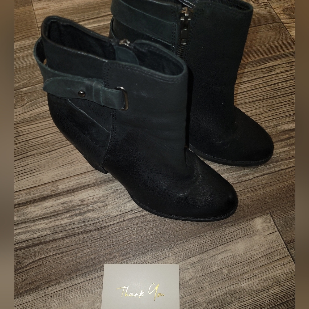 RMK Black ankle boots- 6.5